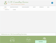 Tablet Screenshot of cmcounsellingservicesedmonton.com